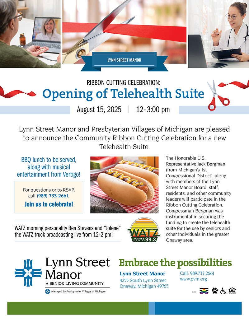 PVM Lynn Street Manor Ribbon Cutting flier image