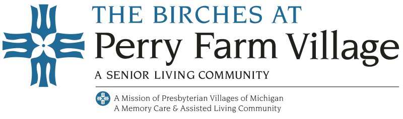 The birches at Perry Farm Village logo