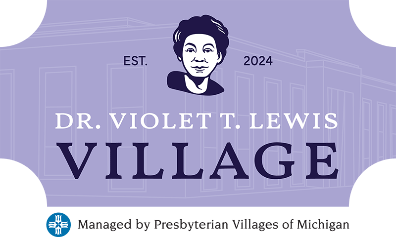 Dr. Violet T. Lewis Village logo